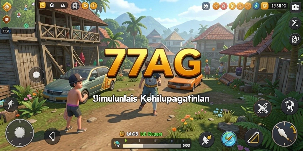 Tampilan gameplay menampilkan karakter dan lingkungan yang hidup.