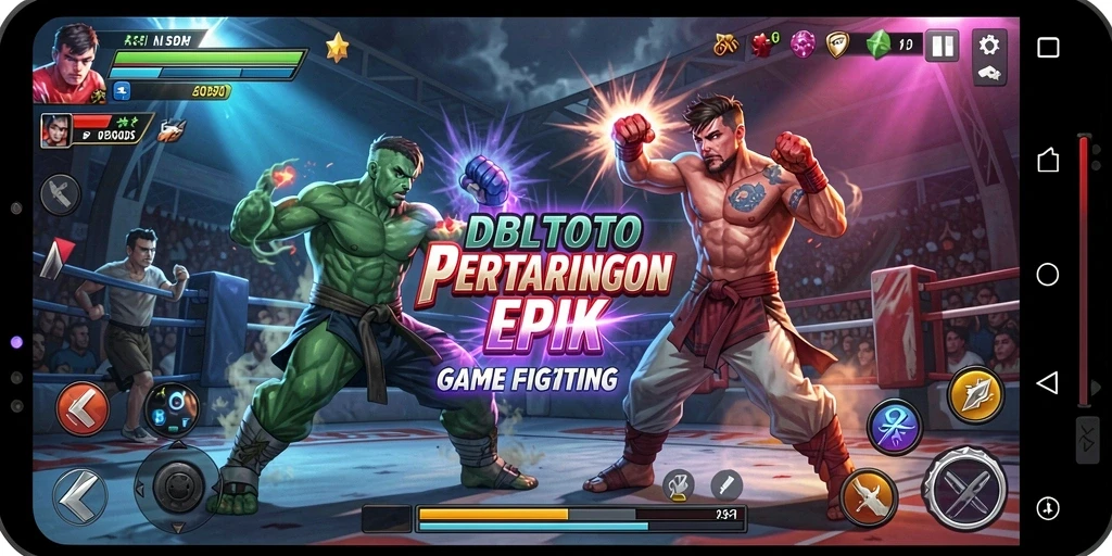Tangkapan layar DBLTOTO menunjukkan aksi pertarungan yang intens dan grafis yang mengesankan.