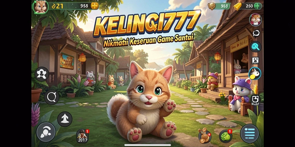 Tangkapan layar dari gameplay KELINCI777 menampilkan kelinci lucu beraksi di level penuh warna.
