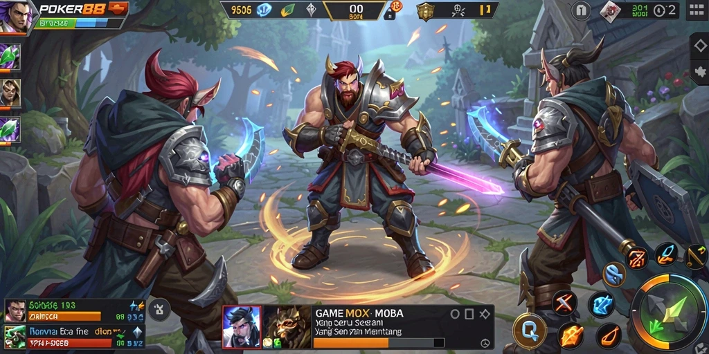Tangkapan layar gameplay seru dari POKER88.