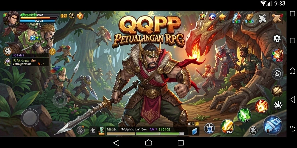 Gameplay QQRP yang mendebarkan di dunia fantasi.